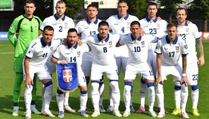 塞尔维亚1比0客胜拉脱维亚，帕夫洛维奇首发打满全场